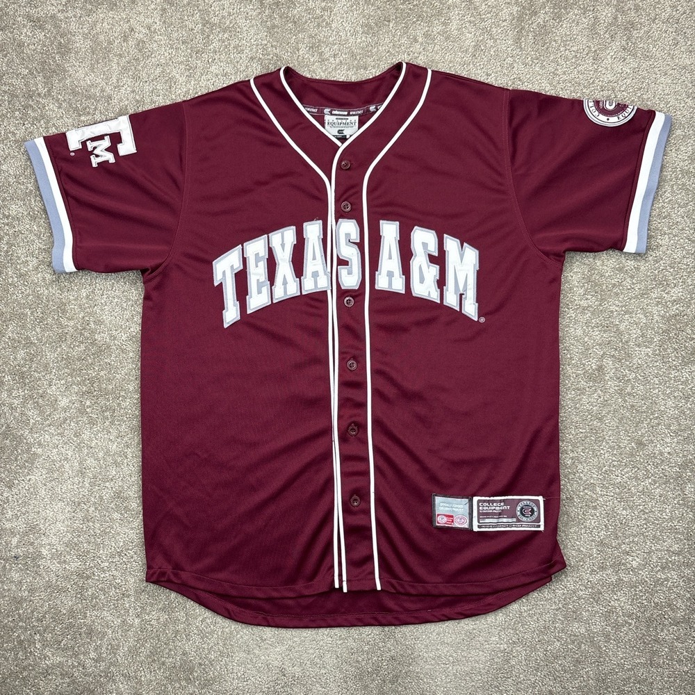 Colosseum Texas A&M Aggies #12 Baseball Jersey XL
